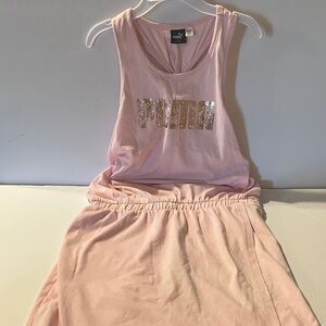 Puma Light Pink Sleeveless Tank Dress NWOT‎ Size 16 (XL)